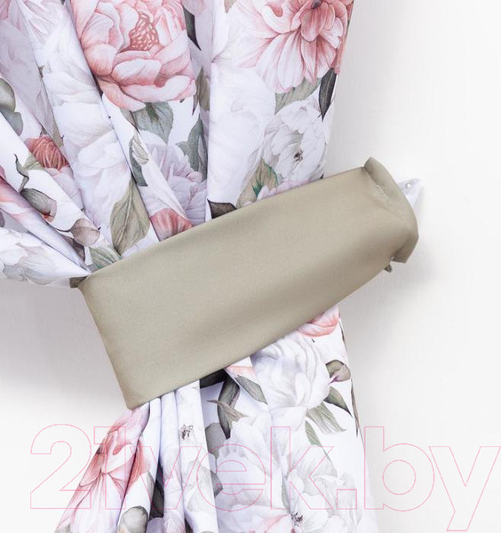 Изображение товара Комплект штор Этель Пионы 5513585 (145x180, 2шт, с подхватами)