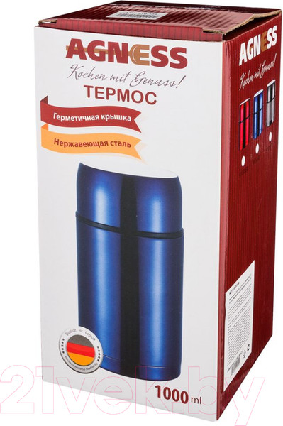 Изображение товара Термос универсальный Agness 910-109 (1л)