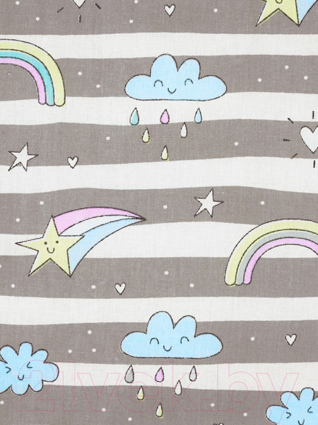 Изображение товара Плед для малышей Amarobaby Растем вместе Радуга / AMARO-62RV-R