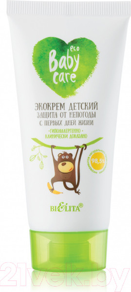 Изображение товара Крем детский Belita Baby Care Экокрем защита от непогоды с первых дней жизни (50мл)