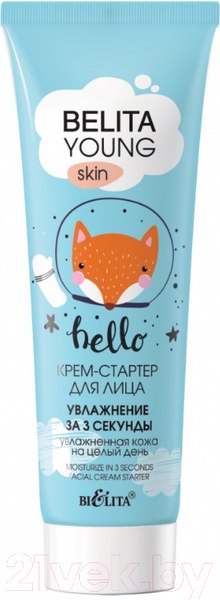 Изображение товара Крем для лица Belita Young Skin Увлажнение за 3 секунды стартер (50мл)