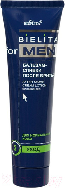 Изображение товара Бальзам после бритья Belita Men для нормальной кожи бальзам-сливки (100мл)