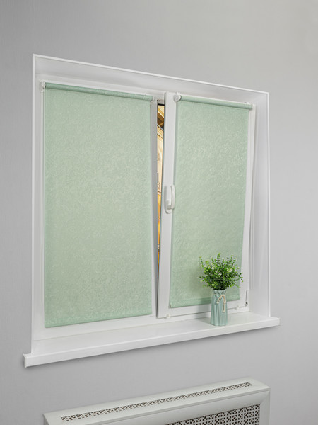 Изображение товара Рулонная штора Lm Decor Жаккард LM 66-22 85x160 (салатовый)