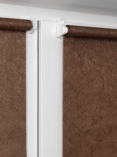 Изображение товара Рулонная штора Lm Decor Жаккард LM 66-09 90x160 (светло-коричневый)