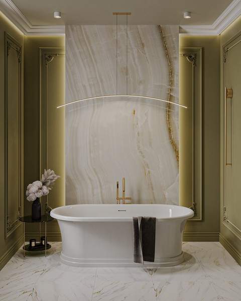 Изображение товара Ванна из искусственного мрамора Belux Монро ВМр-1750 (1, белый)