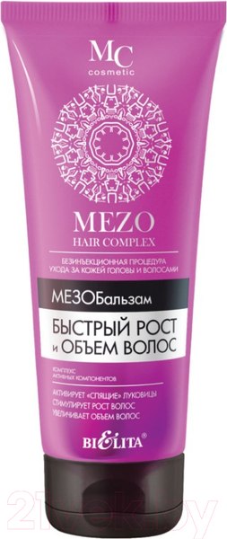 Изображение товара Бальзам для волос Belita Mezo Hair Complex Быстрый рост и Объем волос (200мл)
