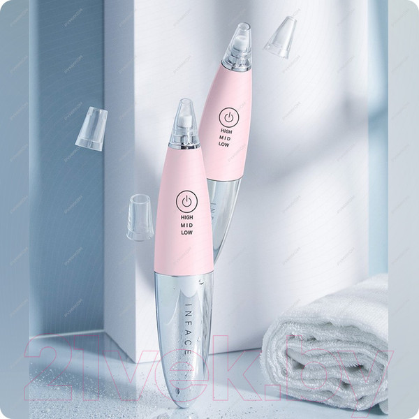 Изображение товара Аппарат для чистки лица InFace MS7000 (розовый)