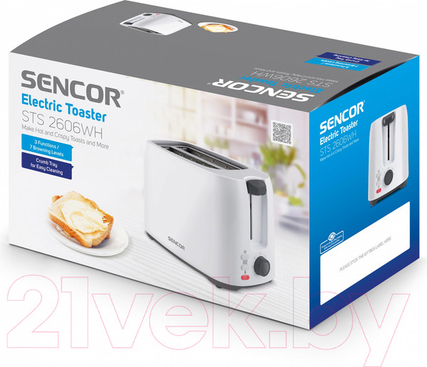 Изображение товара Тостер Sencor STS 2606WH