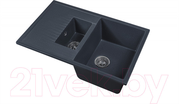 Изображение товара Мойка кухонная БелЭворс Forma R (антрацит, без сифона)
