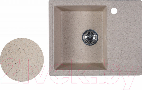 Изображение товара Мойка кухонная БелЭворс Mila L (темно-бежевый, без сифона)