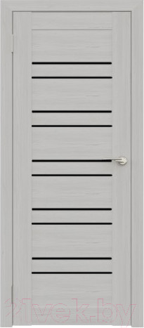 Изображение товара Дверь межкомнатная Юни Амати 25 90x200 (сканди классик/стекло черное)