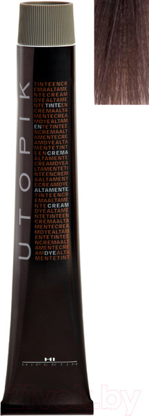 Изображение товара Крем-краска для волос Hipertin Altamente Utopik Стойкая 8/1 (60мл, светлый блондин пепельный)