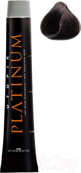 Изображение товара Крем-краска для волос Hipertin Utopik Platinum Стойкая 5.97 (60мл, светлый каштан табачно-коричневый)
