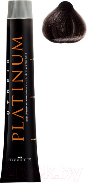 Изображение товара Крем-краска для волос Hipertin Utopik Platinum Стойкая 6.00 (60мл, темный блондин натуральный)