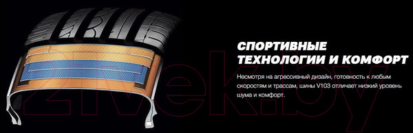 Изображение товара Летняя шина Yokohama Advan Sport V103B 275/45R20 110Y Audi