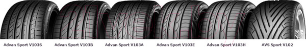 Изображение товара Летняя шина Yokohama Advan Sport V103B 275/45R20 110Y Audi