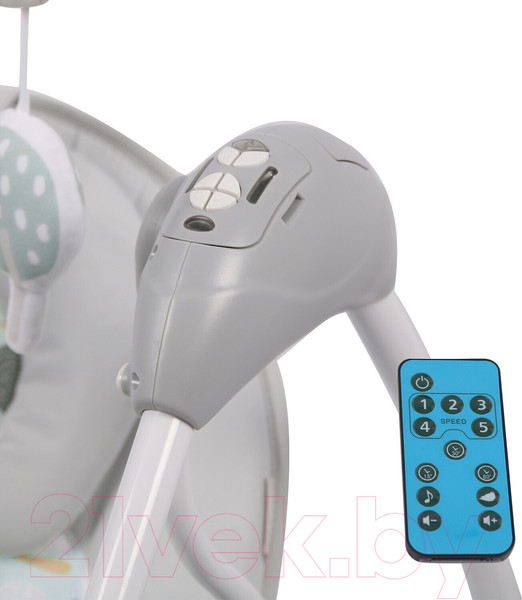 Изображение товара Качели для новорожденных INDIGO Fresh (голубой)