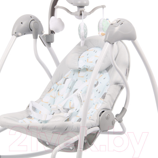 Изображение товара Качели для новорожденных INDIGO Fresh (голубой)