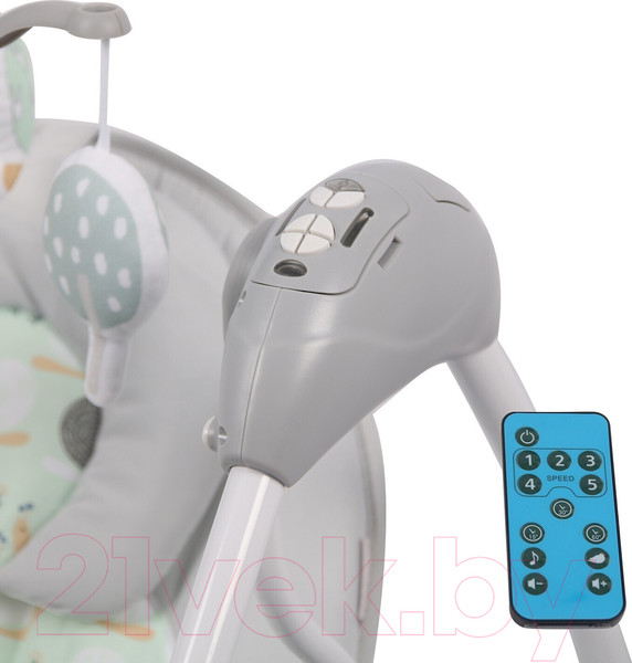 Изображение товара Качели для новорожденных INDIGO Fresh (зеленый)