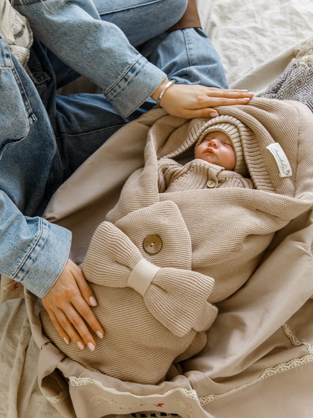 Изображение товара Конверт на выписку Amarobaby Pure Love Batic / AMARO-6003PLB-Be (бежевый)