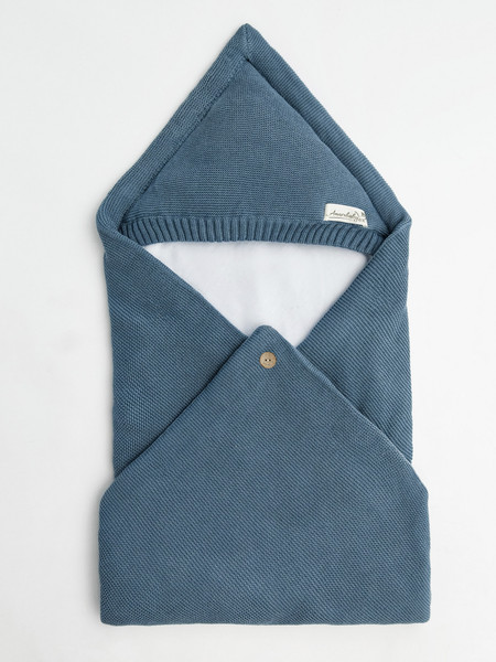 Изображение товара Конверт на выписку Amarobaby Pure Love Batic / AMARO-6003PLB-Je (джинс)