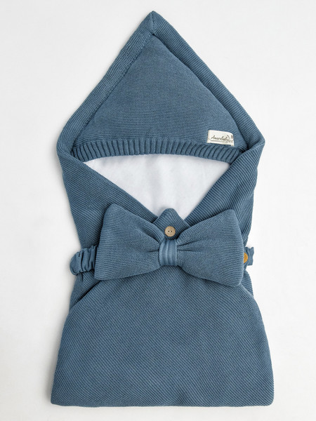 Изображение товара Конверт на выписку Amarobaby Pure Love Batic / AMARO-6003PLB-Je (джинс)