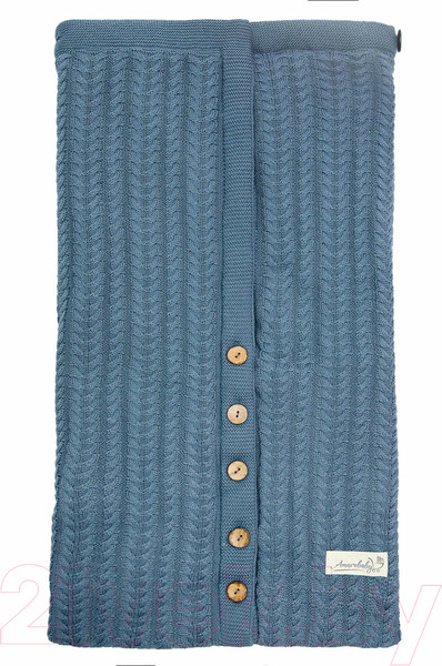 Изображение товара Конверт на выписку Amarobaby Pure Love Snap / AMARO-6003PLS-Je (джинс)