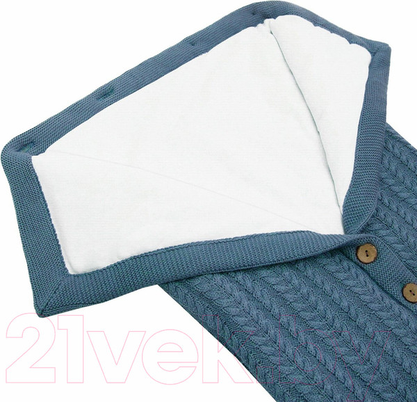 Изображение товара Конверт на выписку Amarobaby Pure Love Snap / AMARO-6003PLS-Je (джинс)