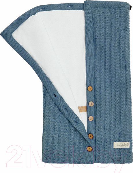 Изображение товара Конверт на выписку Amarobaby Pure Love Snap / AMARO-6003PLS-Je (джинс)