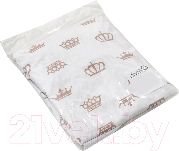 Изображение товара Пододеяльник для малышей Amarobaby Короны / AMARO-5201-KB