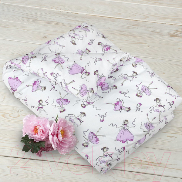 Изображение товара Пододеяльник для малышей Amarobaby Балерины / AMARO-5201-B