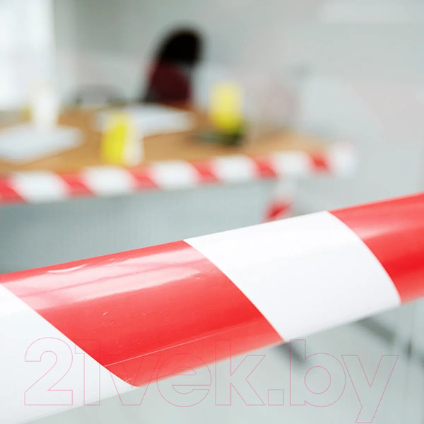 Изображение товара Лента сигнальная Aviora 50ммx200м (бело-красный)