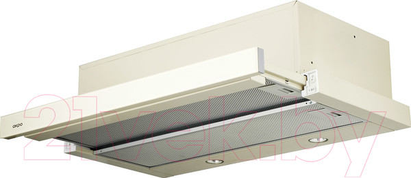 Изображение товара Вытяжка телескопическая Akpo Light Eco Glass 50 WК-7 (бежевый)