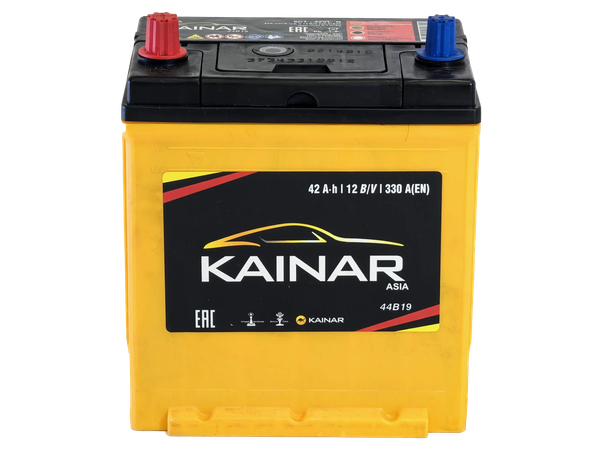 Изображение товара Автомобильный аккумулятор Kainar Asia 42 JL+ 350A / 037 26 46 03 0021 02 03 0 R (42 А/ч)