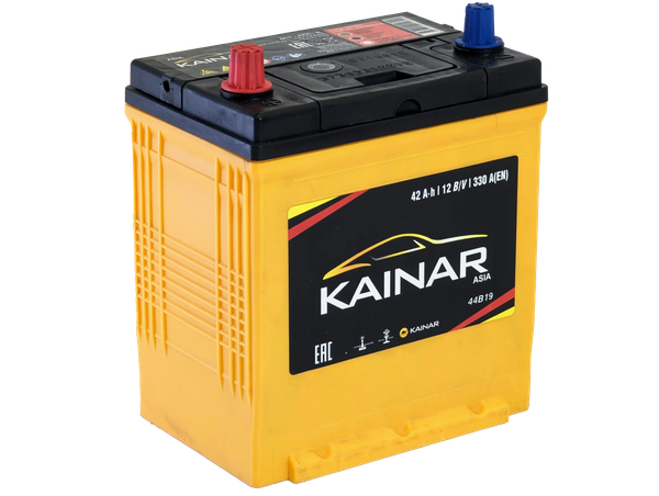 Изображение товара Автомобильный аккумулятор Kainar Asia 42 JL+ 350A / 037 26 46 03 0021 02 03 0 R (42 А/ч)