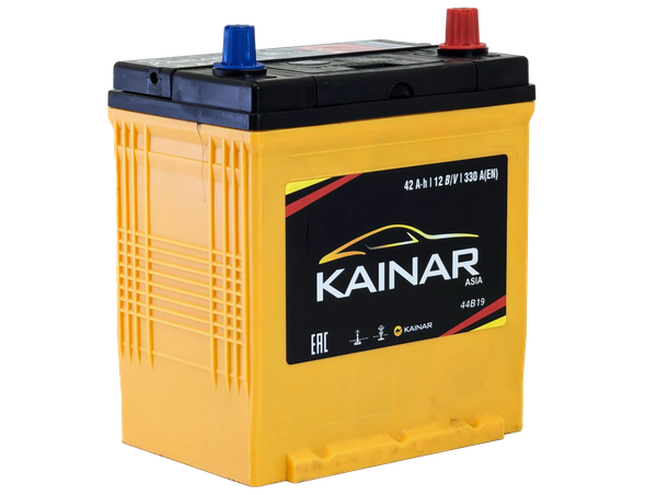 Изображение товара Автомобильный аккумулятор Kainar Asia 42 JR+ 350A / 037 26 46 03 0021 02 03 0 L (42 А/ч)