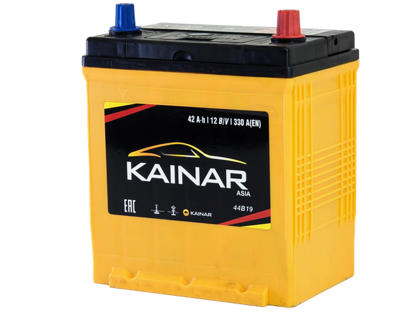 Изображение товара Автомобильный аккумулятор Kainar Asia 42 JR+ 350A / 037 26 46 03 0021 02 03 0 L (42 А/ч)