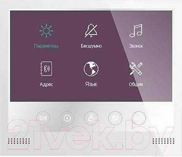 Изображение товара Монитор для видеодомофона Tantos Selina HD M (белый)