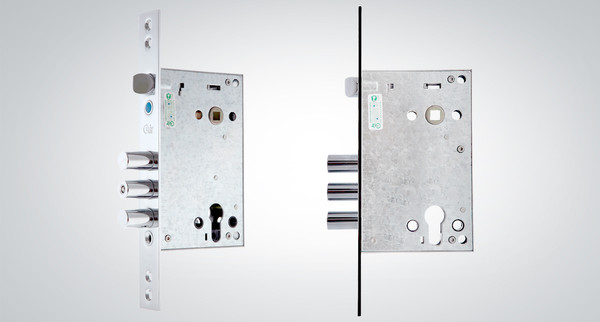 Изображение товара Замок врезной Crit А8 Ассистент (автомат, хром)