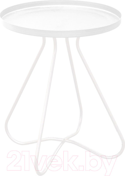 Изображение товара Журнальный столик Sheffilton SHT-CT3 (белый муар)