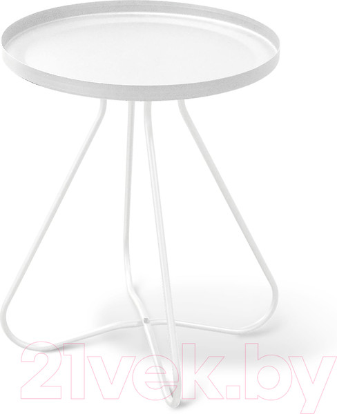 Изображение товара Журнальный столик Sheffilton SHT-CT3 (белый муар)