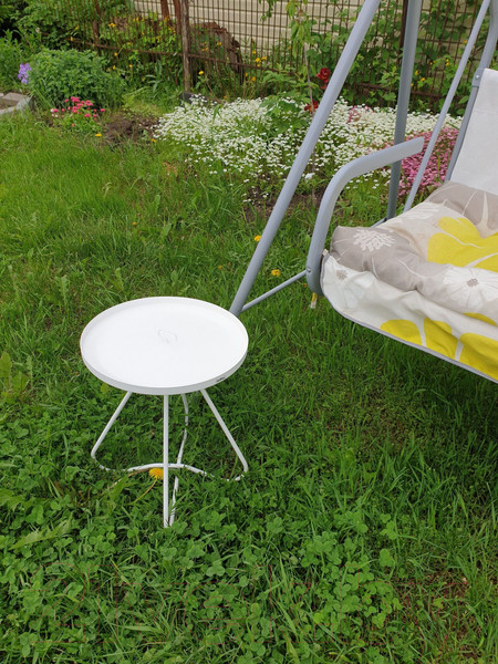 Изображение товара Журнальный столик Sheffilton SHT-CT3 (белый муар)