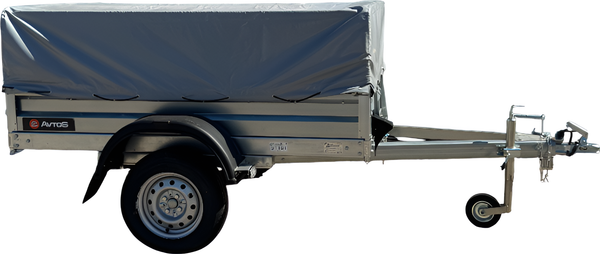 Изображение товара Прицеп для автомобиля Avtos A20M1B (2000x1300x300, R13, ресс. AL-KO, тент 400мм)