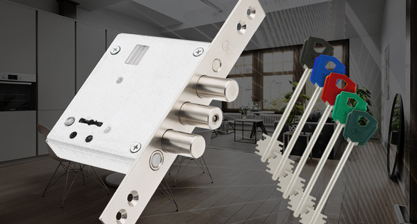 Изображение товара Замок врезной Crit А10 Ассистент (хром)