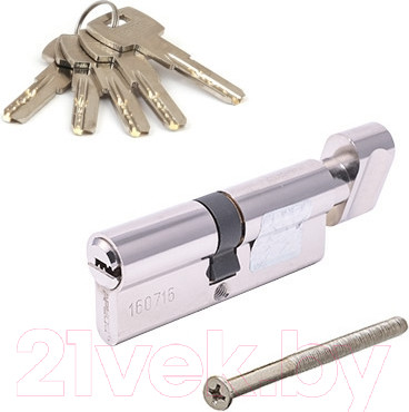 Изображение товара Цилиндровый механизм замка Apecs SM-75(35/40C)-C-NI