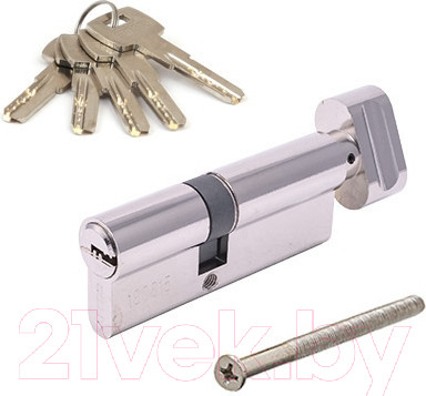 Изображение товара Цилиндровый механизм замка Apecs SM-80(35/45C)-C-NI