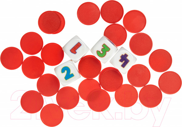 Изображение товара Настольная игра Десятое королевство Пластиковые кубики. Жадный крот / 03562