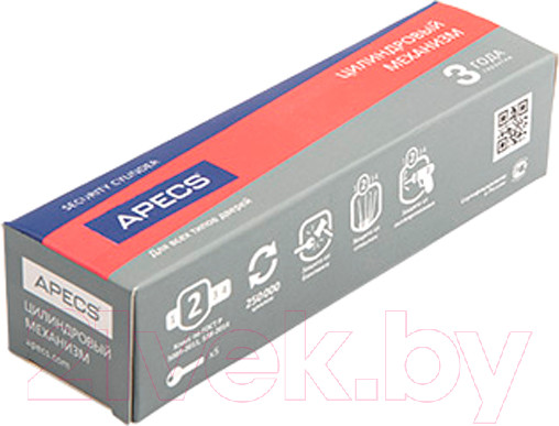 Изображение товара Цилиндровый механизм замка Apecs SM-105(50С/55)-С-NI