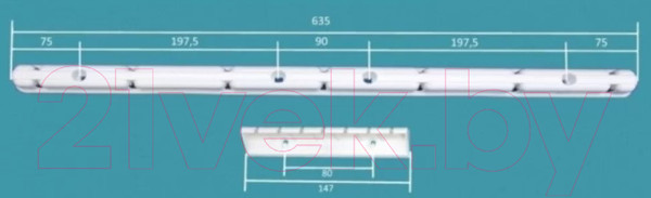 Изображение товара Сушилка для белья Familia Потолочная 7x150 / FAM-7150 (белый)
