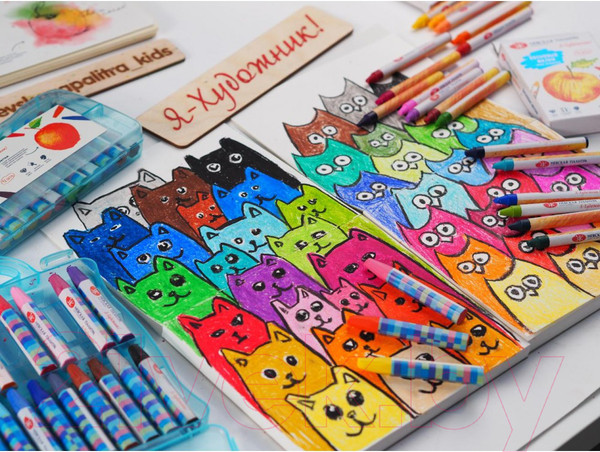 Изображение товара Набор масляной пастели Невская палитра Я-Художник! / 216421478 (24цв)